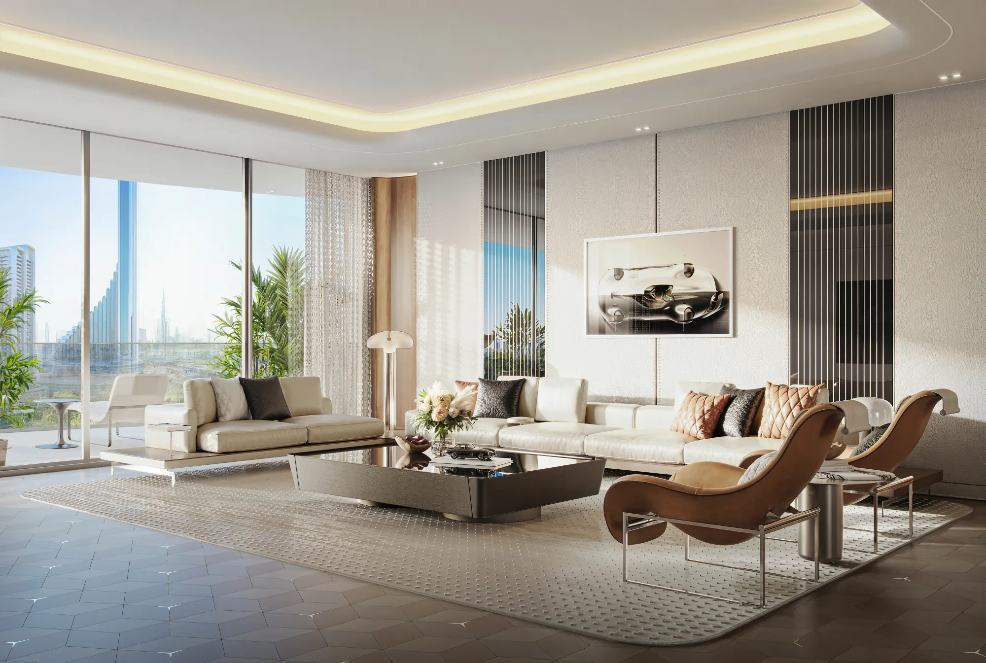 Mercedes-Benz Places by Binghatti, salón