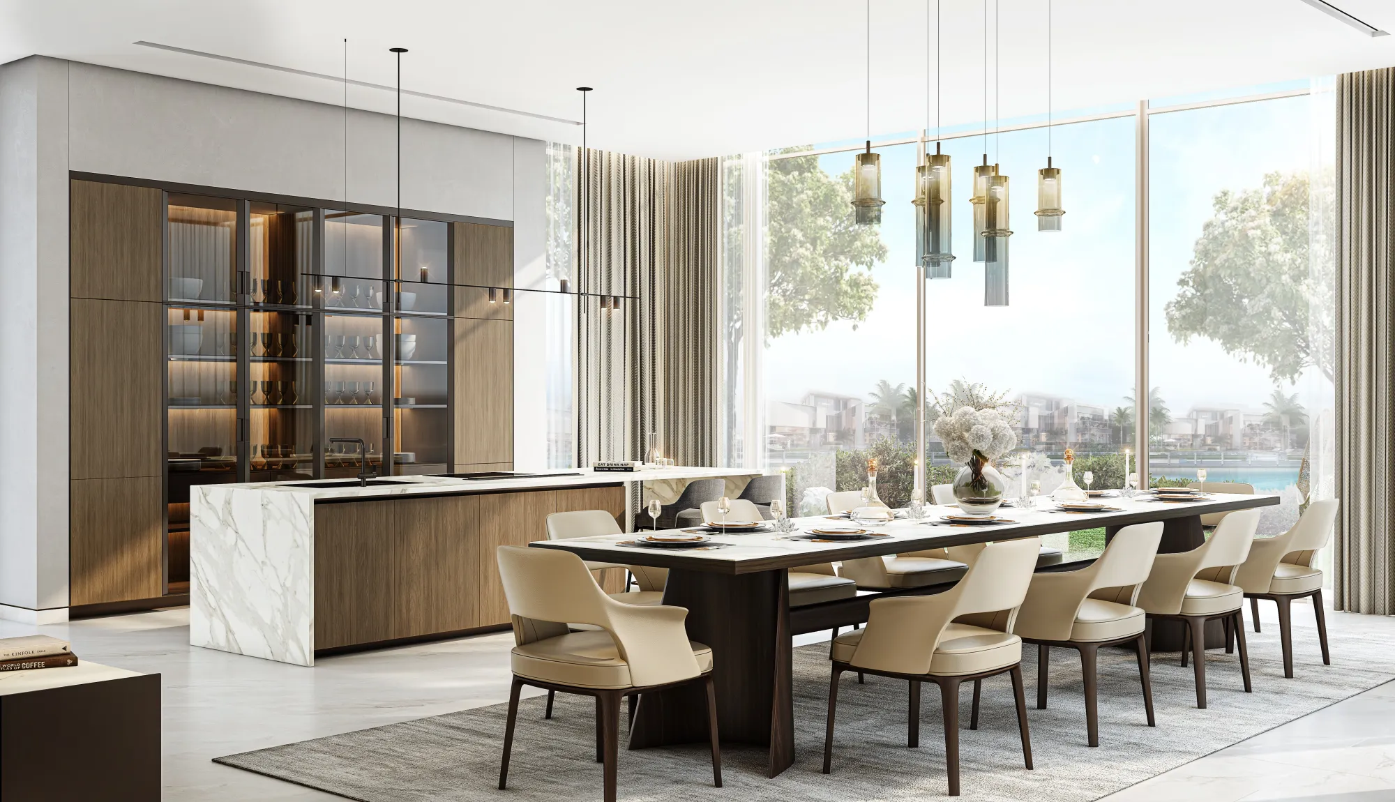 Sobha Hartland II, interior de villa de 6 dormitorios