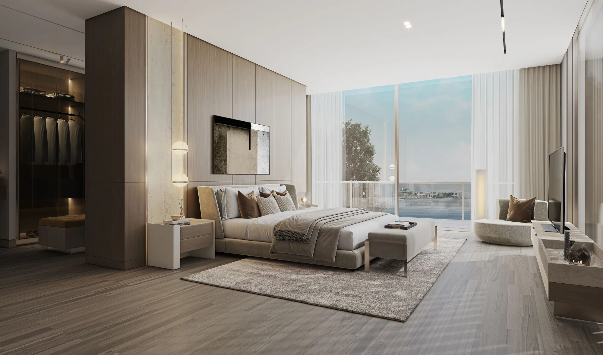 Sobha Hartland II, estancia interior
